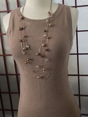 Mocha Brown Business Casual Layering Tank